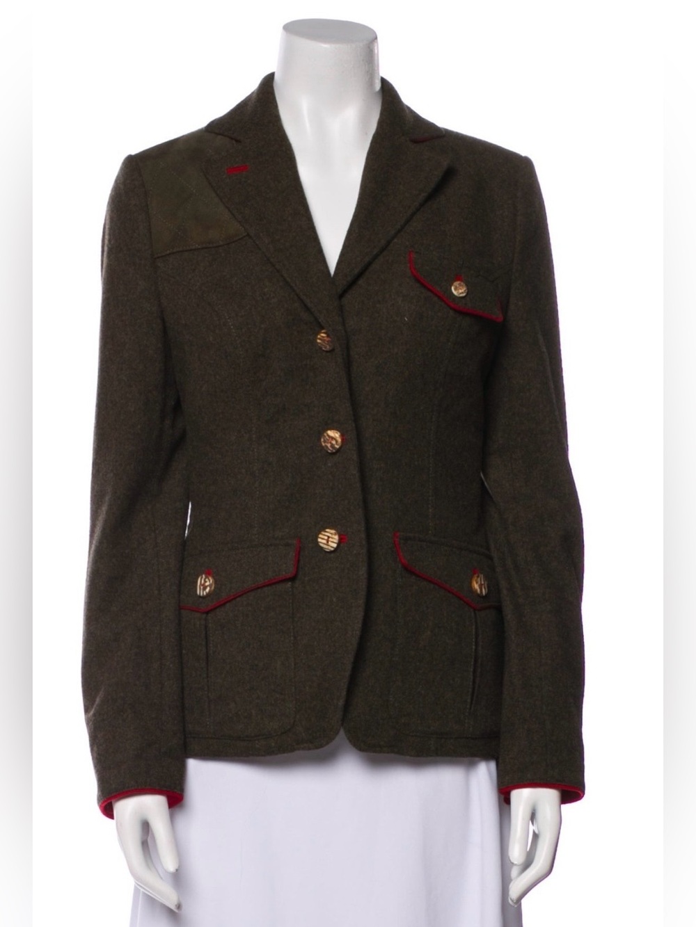 EUC Meindl by Lena Hoschek Austrian Hunting Jägerinnen Wool Jacket - Size DE34